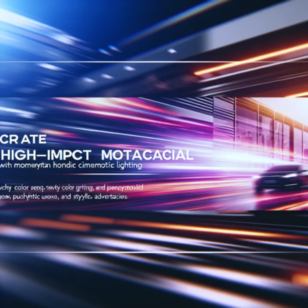 Krachtige brand commercial met dynamische montage en kleurgrading